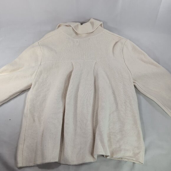 Isaac Mizrahi Target Wool Rabbit Hair Collared Cream Button Sweater Cardigan XXL - Picture 12 of 13